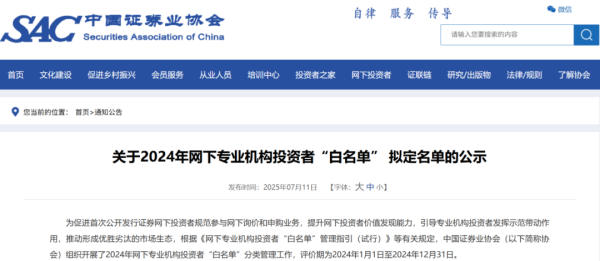 天牛配资 重磅！机构打新“白名单”来了